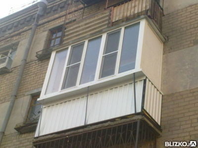 Балконы с выносом под ключ от компании легпром купить в горо.