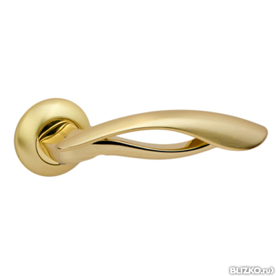 Ручки раздельные Apecs Premier H-0577-A-GM/G золото матовое/глянцевое