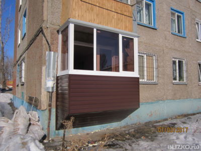 Остекление лоджии (профиль раздвижной пвх-слайдорс) от компа.