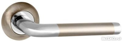 Ручка для межкомнатной двери REX TL SN/CP-3 матовый никель/хром