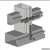 Установка алюминиевых конструкций