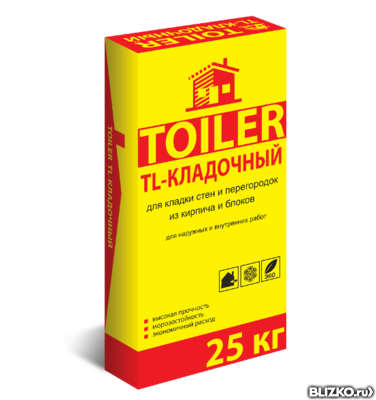 Смесь для кирпича/ бетона TOILER 25 кг