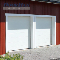 Ворота гаражные секционные DoorHan RSD01SС №13 3350x2115 белые