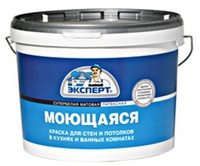 Краска Супербелая Моющаяся латексная ЭКСПЕРТ (14 кг)