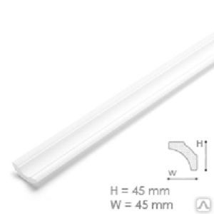 Плинтус потолочный MX (45*45) (2 м)
