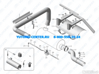 Электромагнитный клапан включения нагрева мочевины для YUTONG ZK6122H9