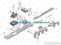 Хомут системы впуска для YUTONG ZK6122H9