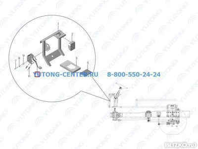 Педаль сцепления в сборе для YUTONG ZK6122H9