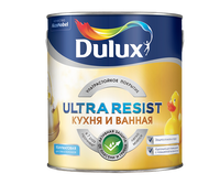 Краска Dulux ultra resist кухня и ванная, полуматовая база bс 0,9 л