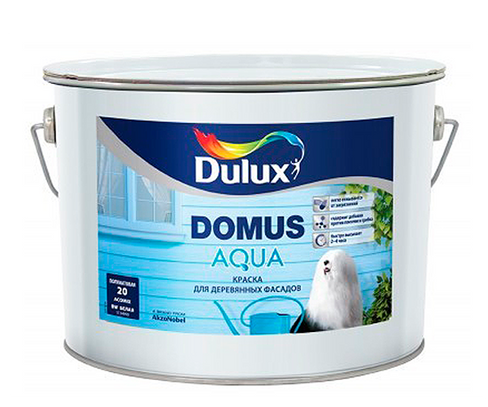 Краска Dulux domus aqua для деревянных фасадов, полуматовая