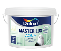 Краска Dulux master lux aqua 40 универсальная, баз bw, акриловая