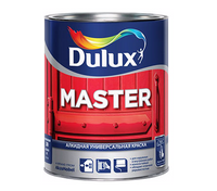 Краска Dulux master 90 универсальная, баз bw, алкидная, глянц, белая 2,5 л