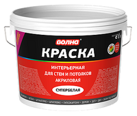 Краска водно-дисперсионная интерьерная для стен и потолков, 15 кг