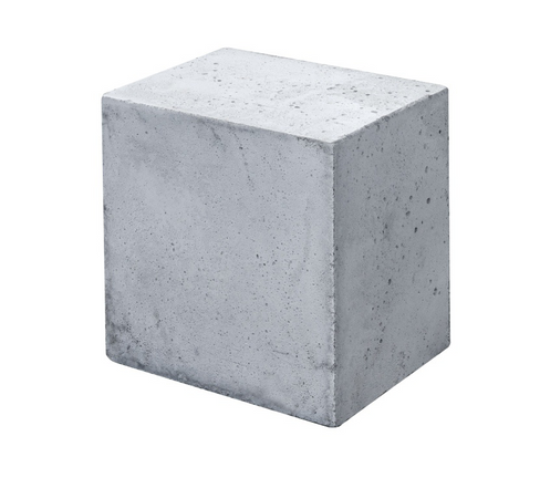 Блок садовый, бетонный фундаментный 200х300х300
