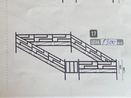 Оградка ритуальная кованая 17