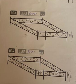 Оградка ритуальная металлическая ОП4