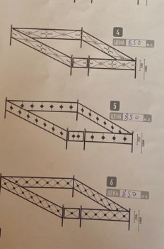 Оградка ритуальная сварная 6