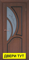 Межкомнатная дверь шпонированная Карелия-2 Ст. 80 матовое с рис. венге Н
