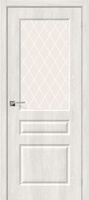 Межкомнатная дверь Скинни-15 Casablanca White Сrystal BRAVO