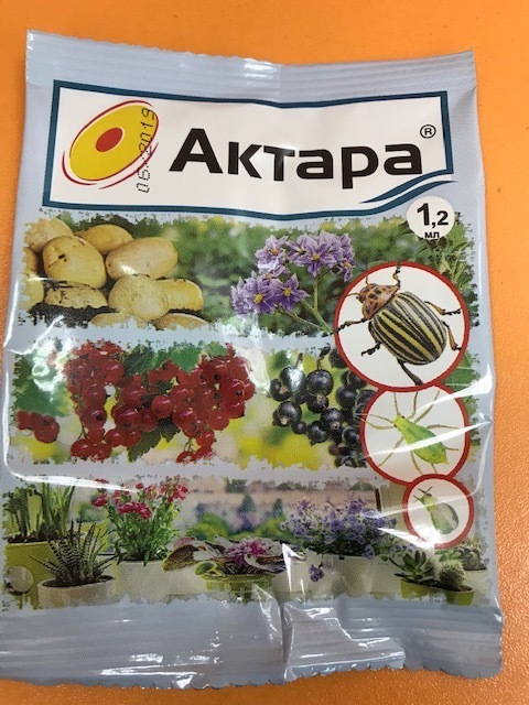 Средство от вредителей Актара жидкая 1мл от компании Дезсредства и ...