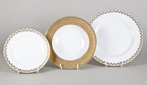 Набор тарелок на 6 персон 18 предметов Версаче, Сабина 02160129-2328, Leander
