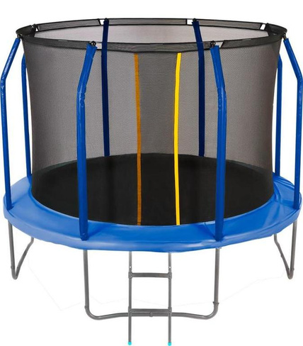 Батут JUMPY Premium 10 FT 3,05 м с лестницей и сеткой Blue