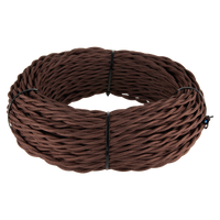 Werkel Retro коричневый кабель витой 3х2,5 бухта 50 м Retro Кабель