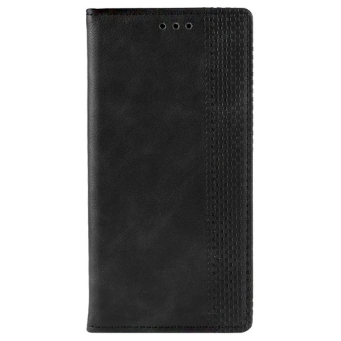 Чехол-книжка для Samsung A34 Premium №2, черный искусственная кожа