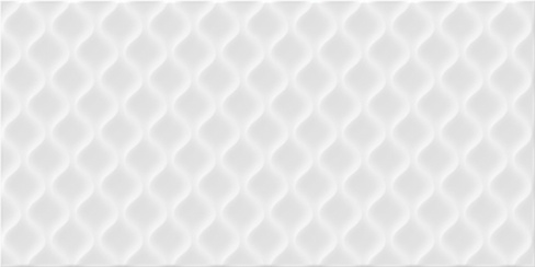Керамическая плитка настенная Deco рельеф, белый, 29,8x59,8, DEL05