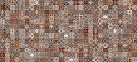 Плитка настенная Hammam рельеф 20x44 коричневый, HAG111D