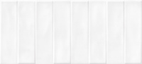 Керамическая плитка настенная Pudra кирпич, рельеф, белый, 20x44,