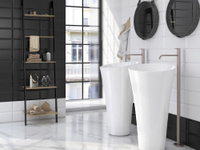 Керамическая плитка Kerama Marazzi Бельканто белый грань, 15*40 см