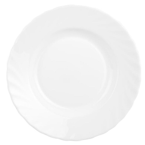 Тарелка суповая стекло Luminarc Трианон диаметр 225 мм белая (артикул производителя H4123/N5016)