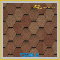 Гибкая черепица TEGOLA VENETO Terracotta 206 2.86м2