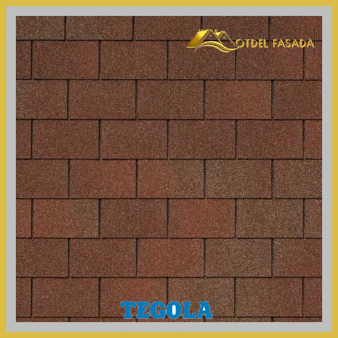 Гибкая черепица TEGOLA TOSCANA Terracotta 406 2,9м2