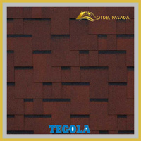 Гибкая черепица TEGOLA SAN REMO Rosso 402 2,86м2