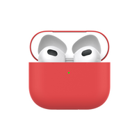 Силиконовый чехол VLP Silicone Case Soft Touch для Apple AirPods 3 Red