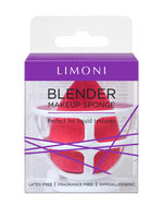 Спонж для макияжа в наборе с корзинкой красный, Limoni LIMONI