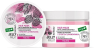 Sessio Jelly Fruit Маска для волос с эффектом ламинирования для волос повышенной пористости Малина, 250 г