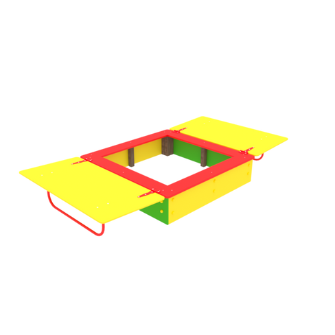 Песочница с крышками ФСФ ИО.01.1.7