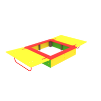 Песочница с крышками ФСФ ИО.01.1.7