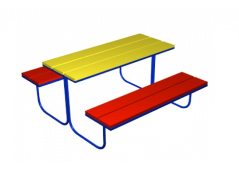 Столик со скамьями 1 ОДБ.02.01