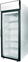 Шкаф холодильный DM105-S белый, обрамл.черн, новый испаритель (Grey Line)
