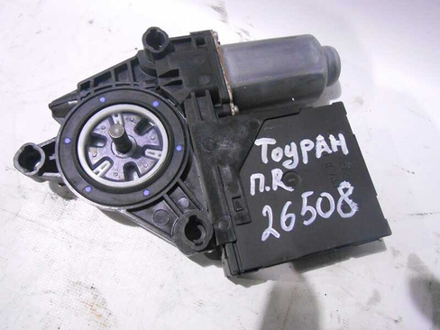 Моторчик стеклоподъемника переднего правого Volkswagen Touran 2010- (026508СВ) Оригинальный номер 5K0959792