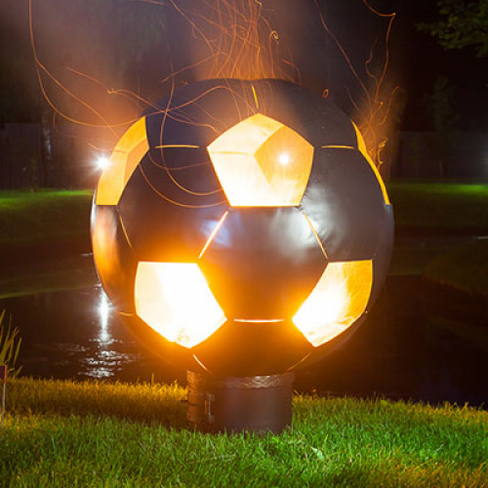 Необычная сфера для огня Футбольный мяч Garden