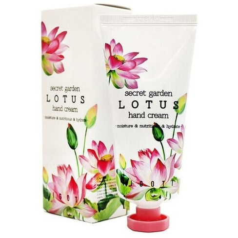 Крем для рук с экстрактом лотоса Jigott Secret Garden Lotus Hand Cream 100ml