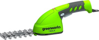 Ножницы-кусторез аккумуляторные GREENWORKS G7,2HS 7,2V (1600107) [1600107]