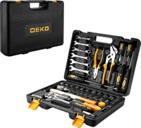 Набор инструментов DEKO DKMT63 универсальный для дома и авто в чемодане (63 предм [065-0731]