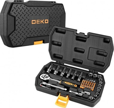 Набор инструментов DEKO DKMT49 для автомобиля в чемодане (49 предметов) [065-0774]
