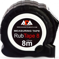 Рулетка ударопрочная ADA RubTape 8 с фиксатором [А00157]